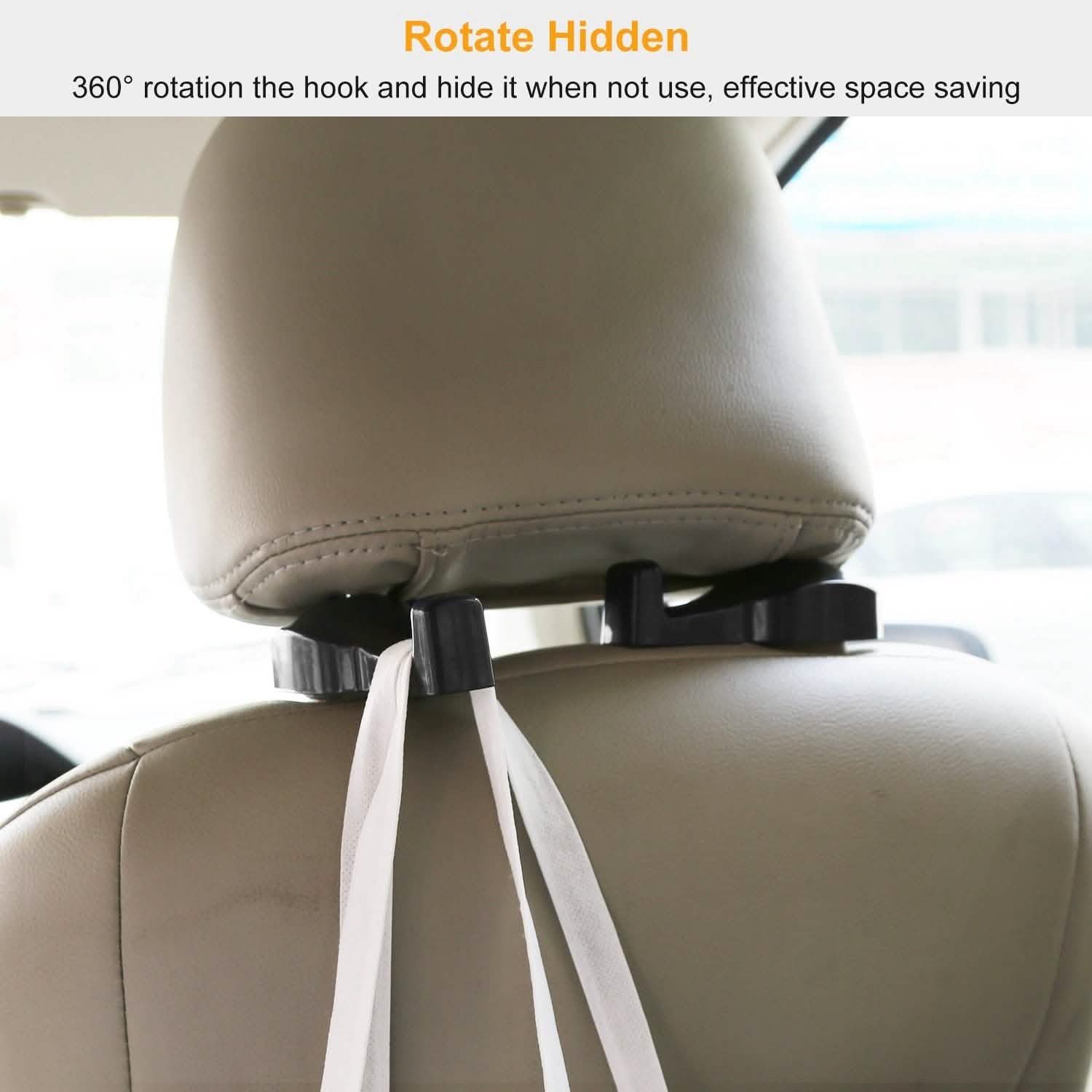 2-Pieces: Car Seat Headrest Hanger DailySale