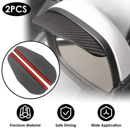 2-Pieces: Car Side Mirror Rain Guard DailySale