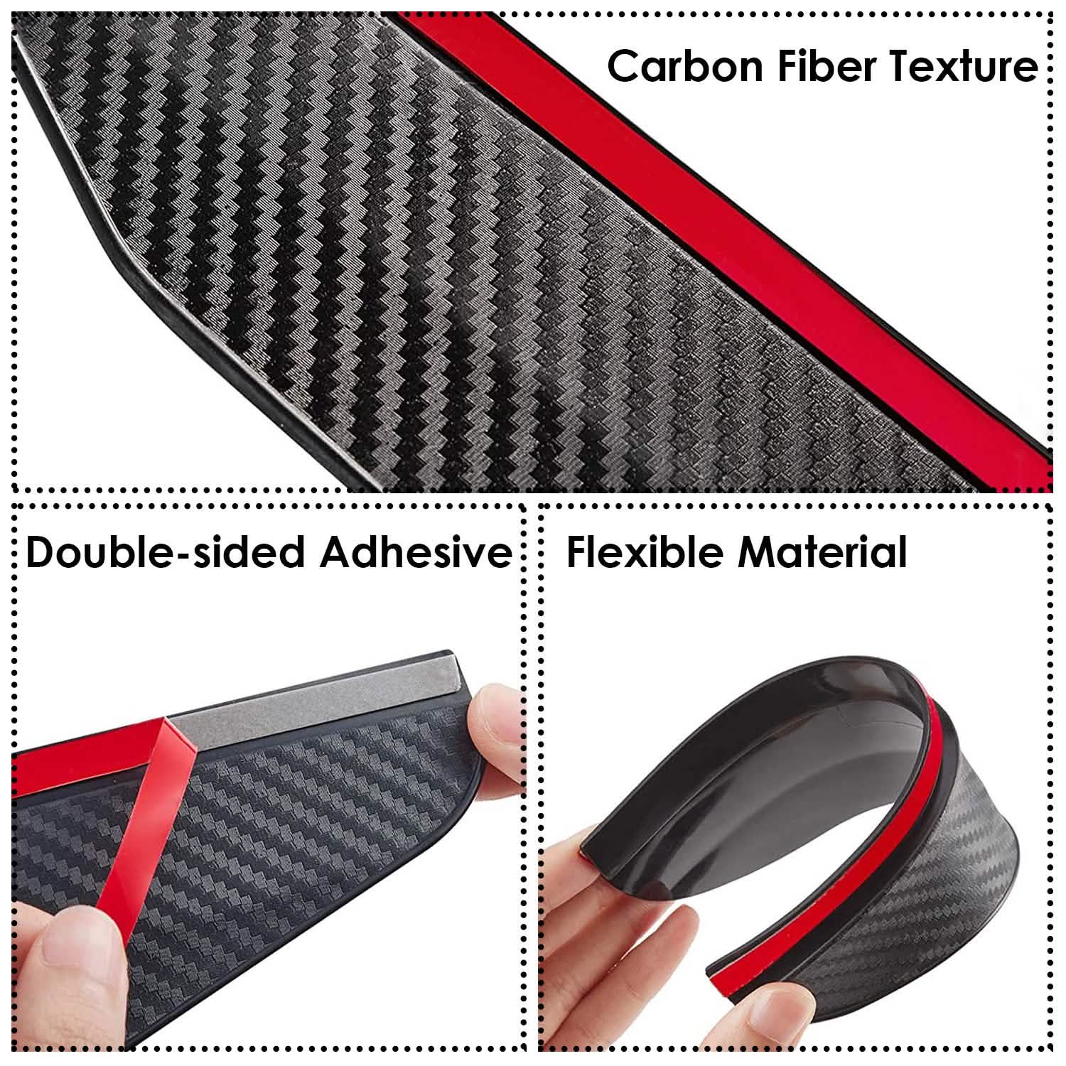 2-Pieces: Car Side Mirror Rain Guard DailySale