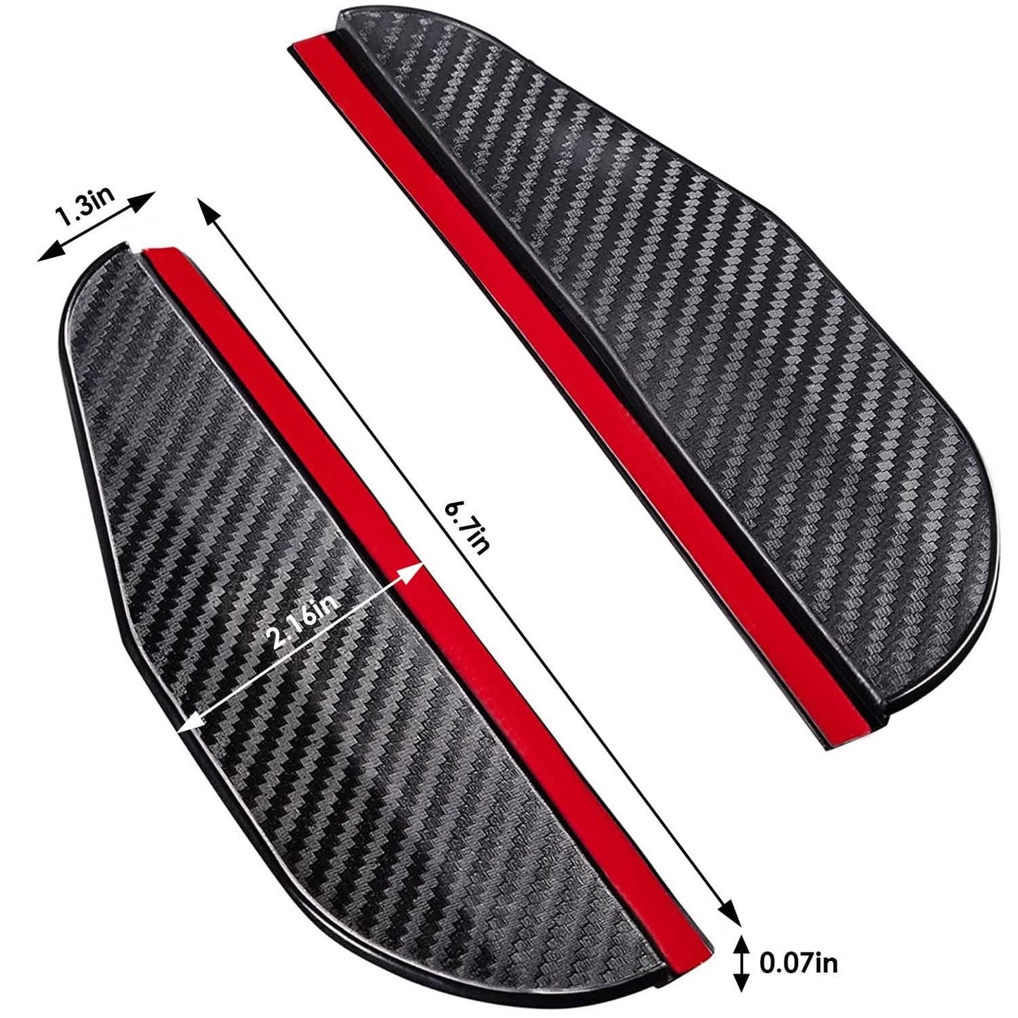 2-Pieces: Car Side Mirror Rain Guard DailySale