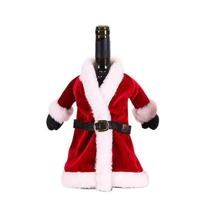 2-Pieces: Christmas Wine Bottle Cover Merry Christmas Decor DailySale