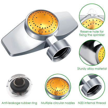 2-Pieces: Circular Spot Sprinkler 60 Degree with Gentle Water Flow DailySale
