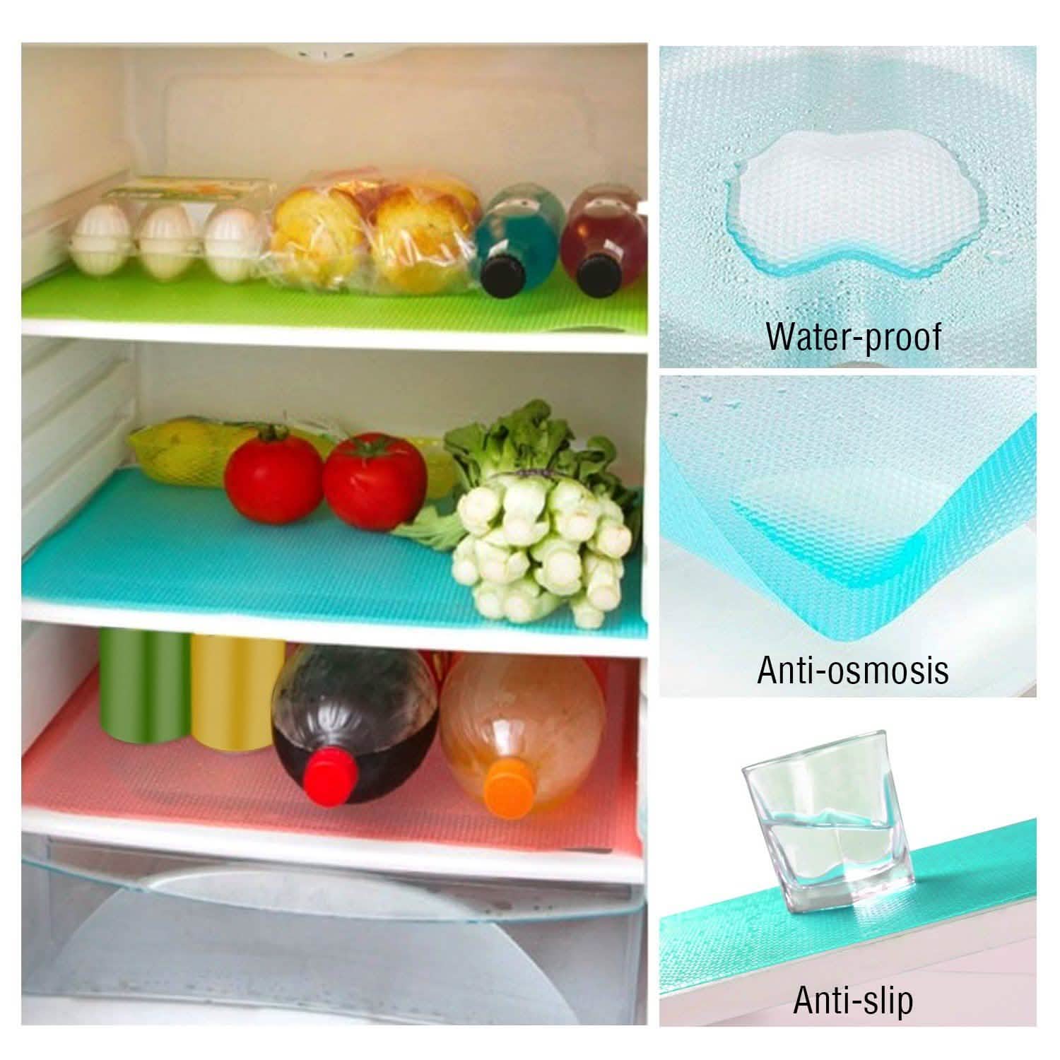 2-Pieces: Easy Clean Fridge Pads DailySale