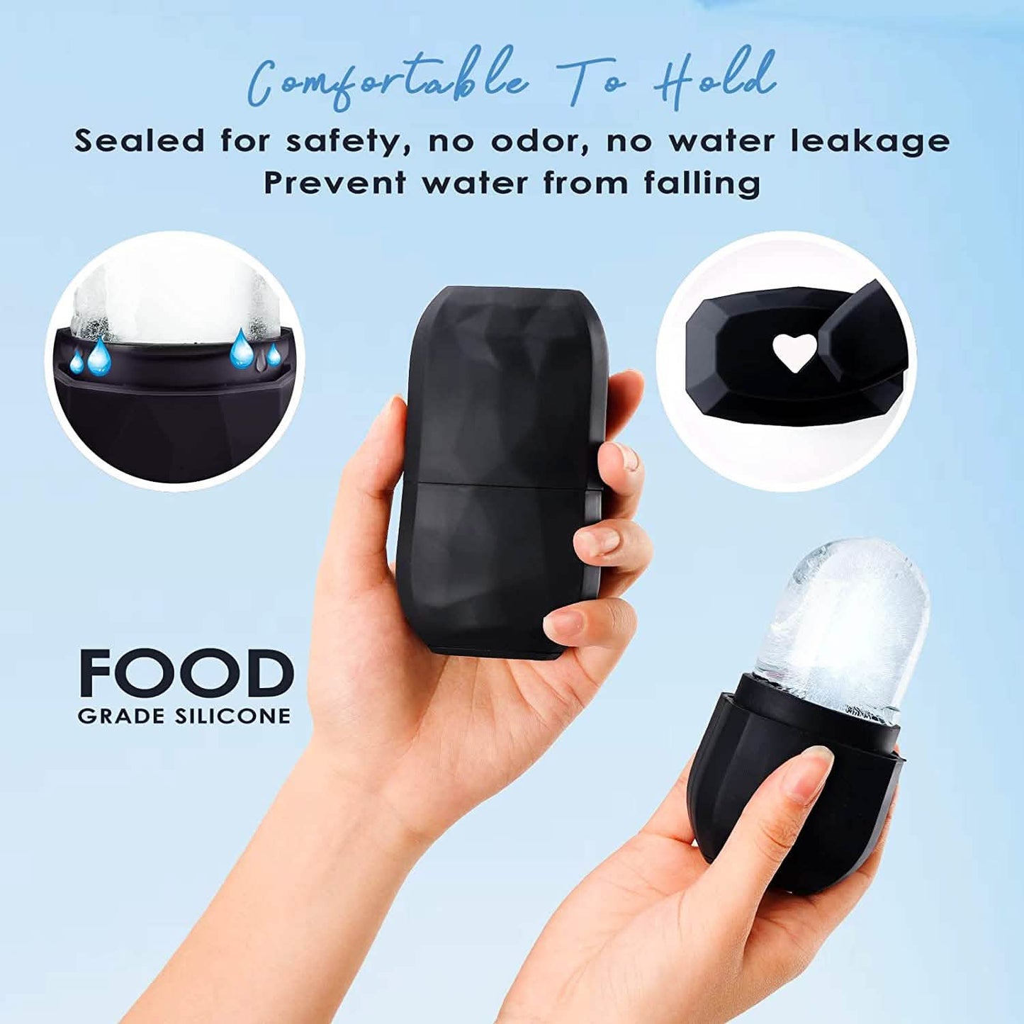 2-Pieces: Face and Eye Ice Roller Ice Cube Mold DailySale