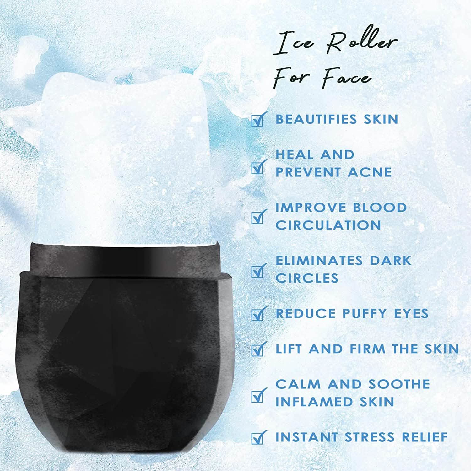 2-Pieces: Face and Eye Ice Roller Ice Cube Mold DailySale