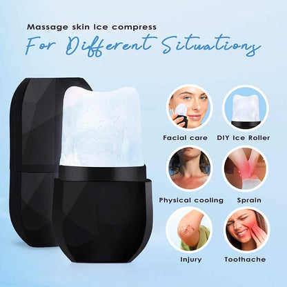 2-Pieces: Face and Eye Ice Roller Ice Cube Mold DailySale