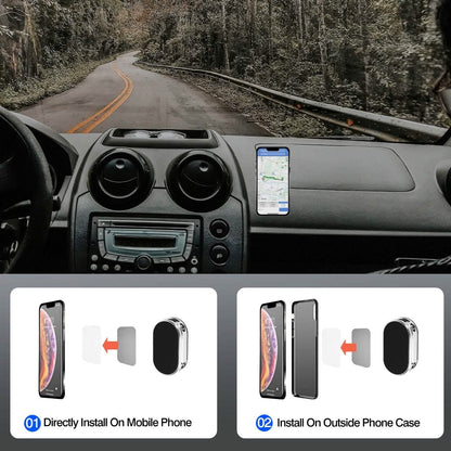 2-Pieces: Foldable Magnetic Car Phone Holder DailySale