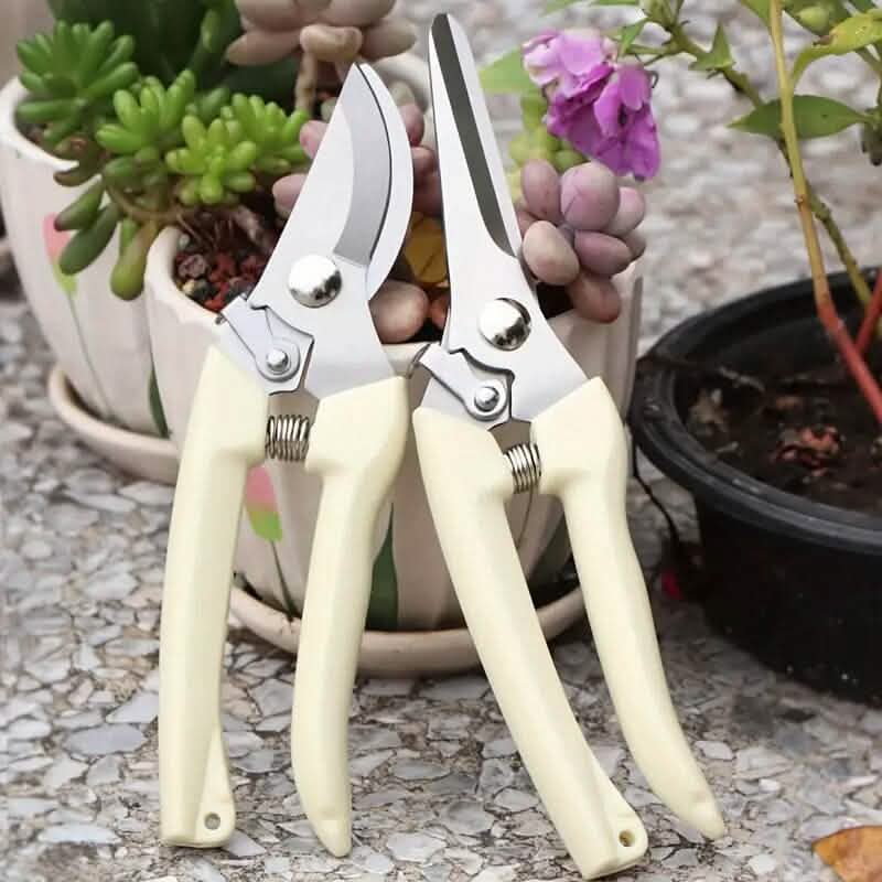 2-Pieces: Garden Pruning Shears Set Sharp Blades DailySale