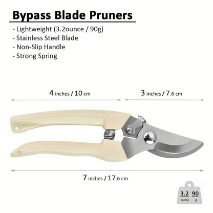 2-Pieces: Garden Pruning Shears Set Sharp Blades DailySale