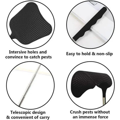 2-Pieces: Heavy Duty Telescopic Fly Swatter Set DailySale
