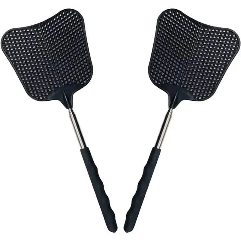 2-Pieces: Heavy Duty Telescopic Fly Swatter Set DailySale
