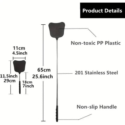 2-Pieces: Heavy Duty Telescopic Fly Swatter Set DailySale