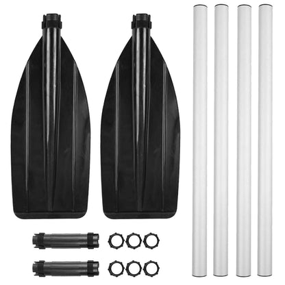 2-Pieces: Kayak Paddles Aluminum Alloy Detachable Canoe DailySale