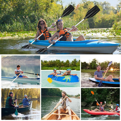 2-Pieces: Kayak Paddles Aluminum Alloy Detachable Canoe DailySale