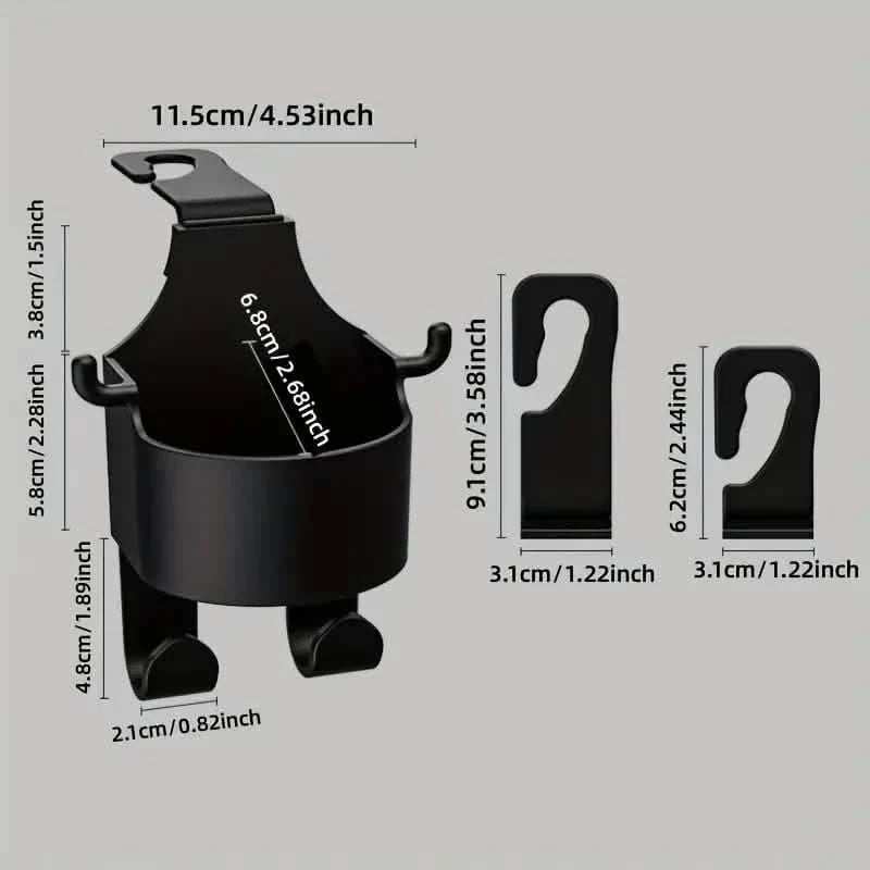 2-Pieces: Multifunctional Car Seat Back Hooks DailySale