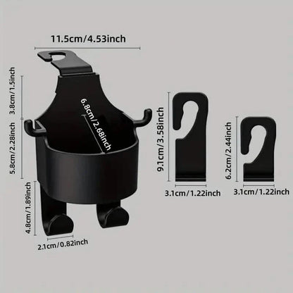 2-Pieces: Multifunctional Car Seat Back Hooks DailySale
