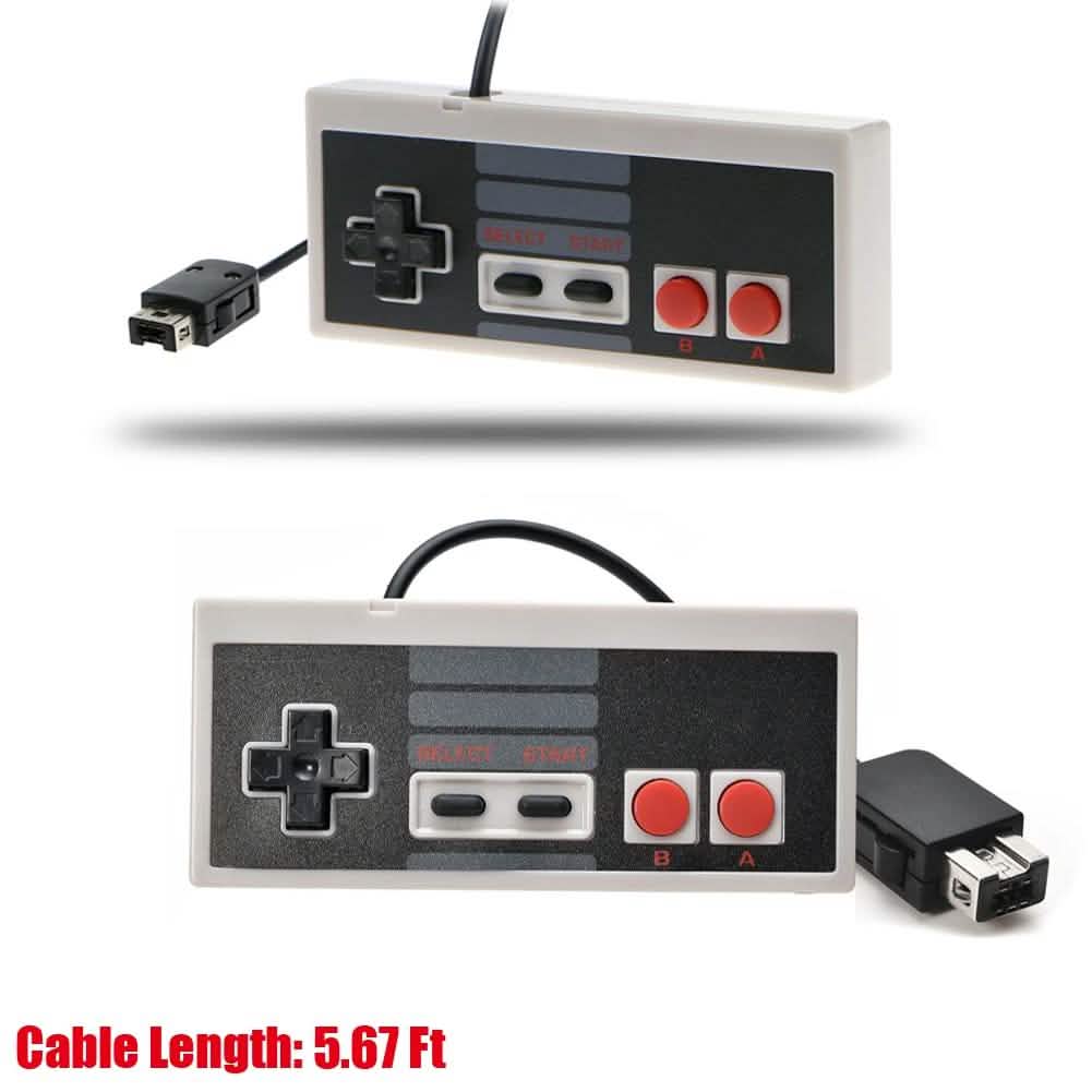 2-Pieces: NES Classic Mini Edition Controller with 6ft Extend Link Extension Cable DailySale