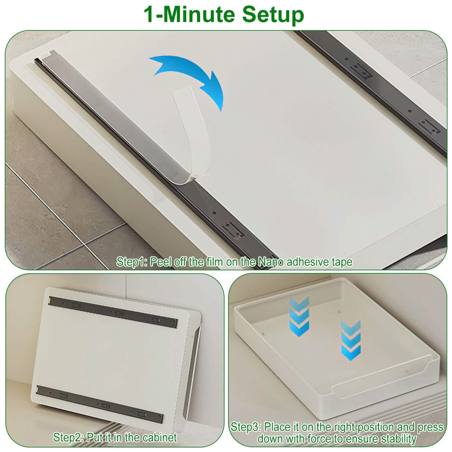 2-Pieces: Pull Out Cabinet Organizers DailySale