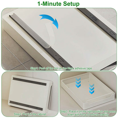 2-Pieces: Pull Out Cabinet Organizers DailySale