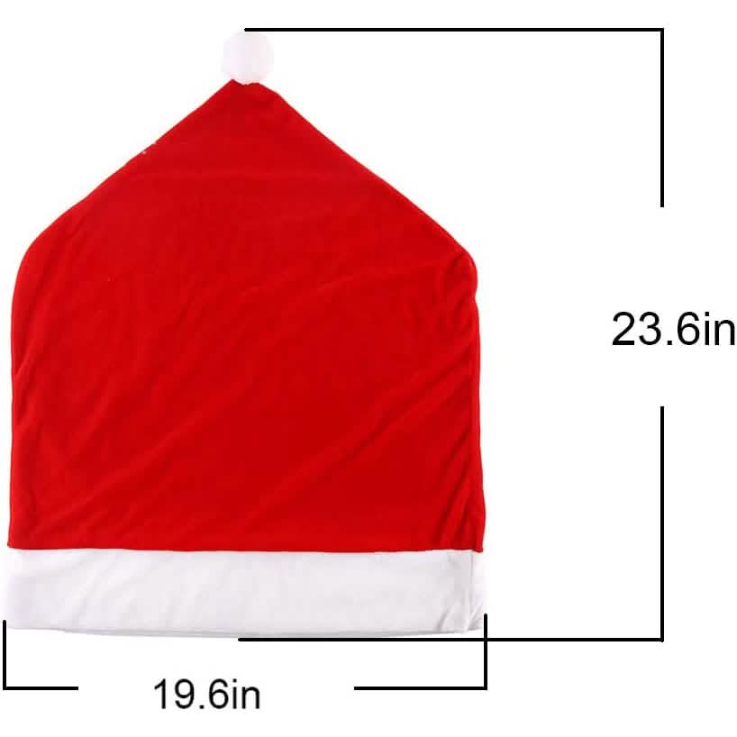 2-Pieces: Red Hat Dining Chair Slipcovers DailySale