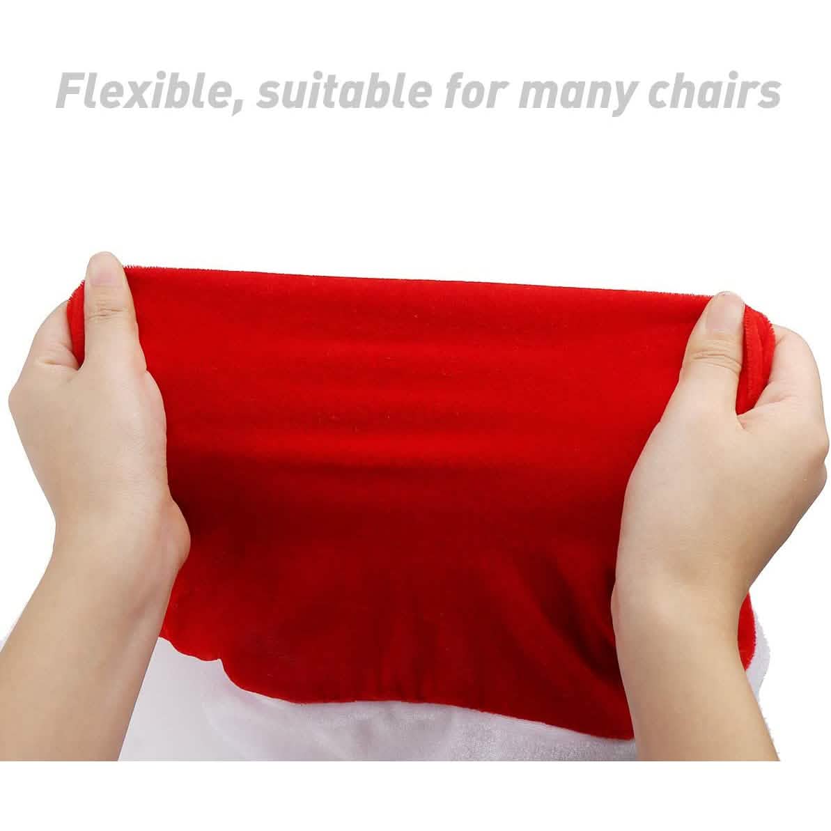 2-Pieces: Red Hat Dining Chair Slipcovers DailySale