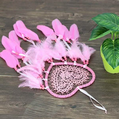 2-Pieces: Romantic LED Dream Catcher with Feather Dreamcatcher Night Light DailySale