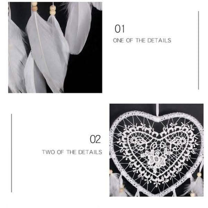 2-Pieces: Romantic LED Dream Catcher with Feather Dreamcatcher Night Light DailySale