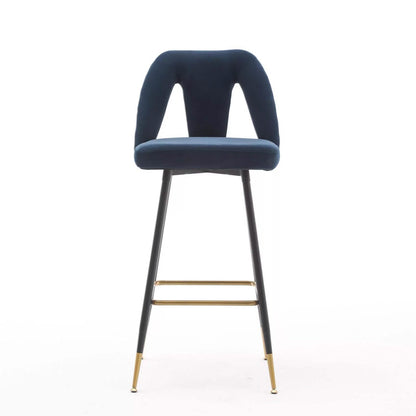 2-Pieces Set: Contemporary Upholstered Barstool DailySale