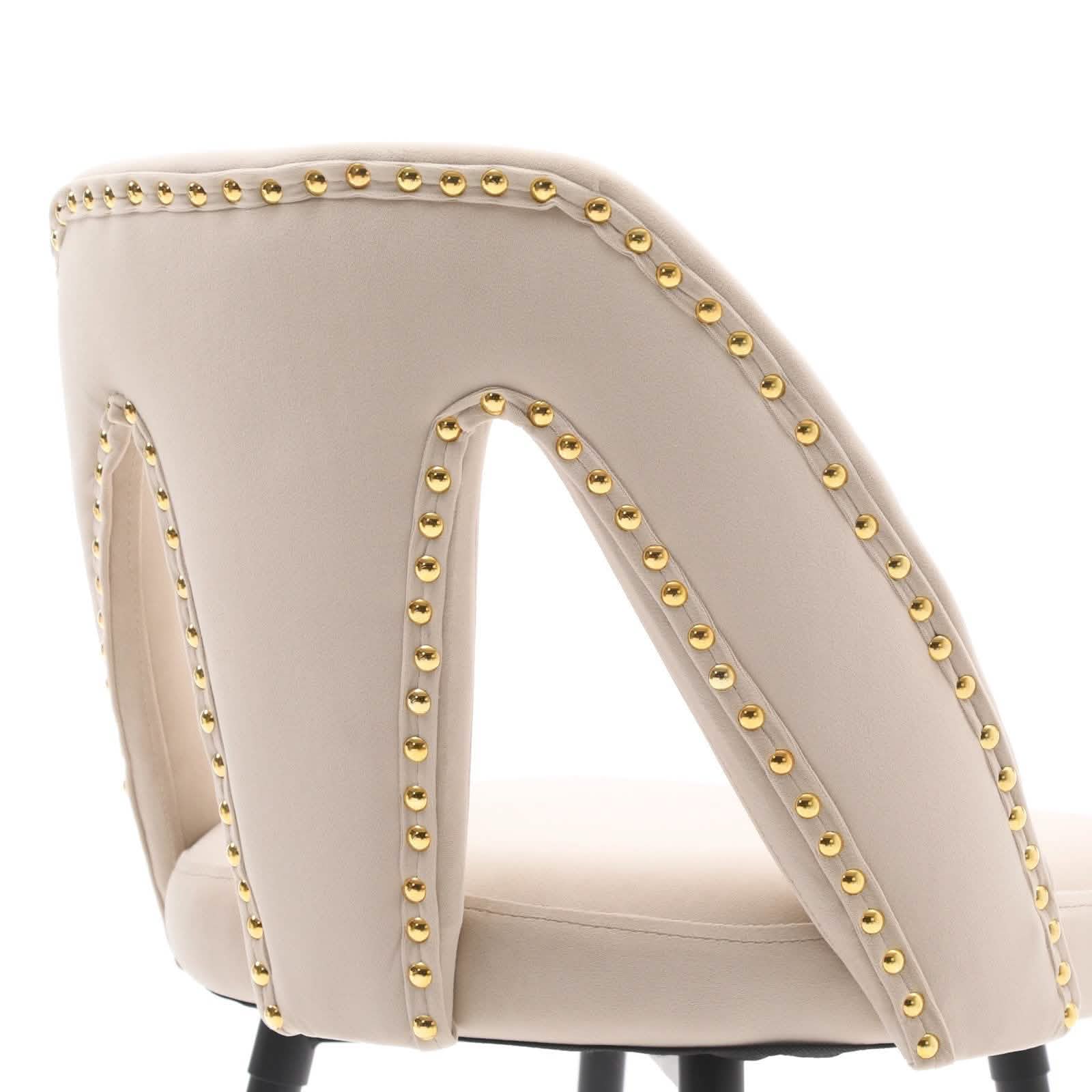 2-Pieces Set: Contemporary Upholstered Barstool DailySale