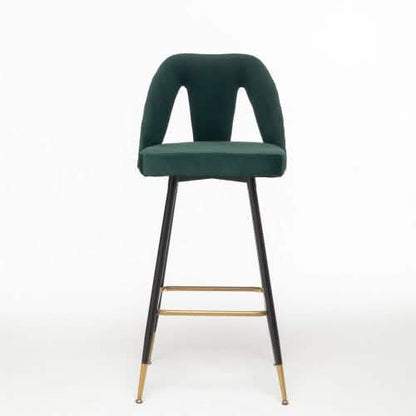 2-Pieces Set: Contemporary Upholstered Barstool DailySale