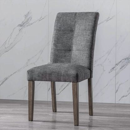 2-Pieces Set: Dining Room Chairs with Solid Wood Legs DailySale