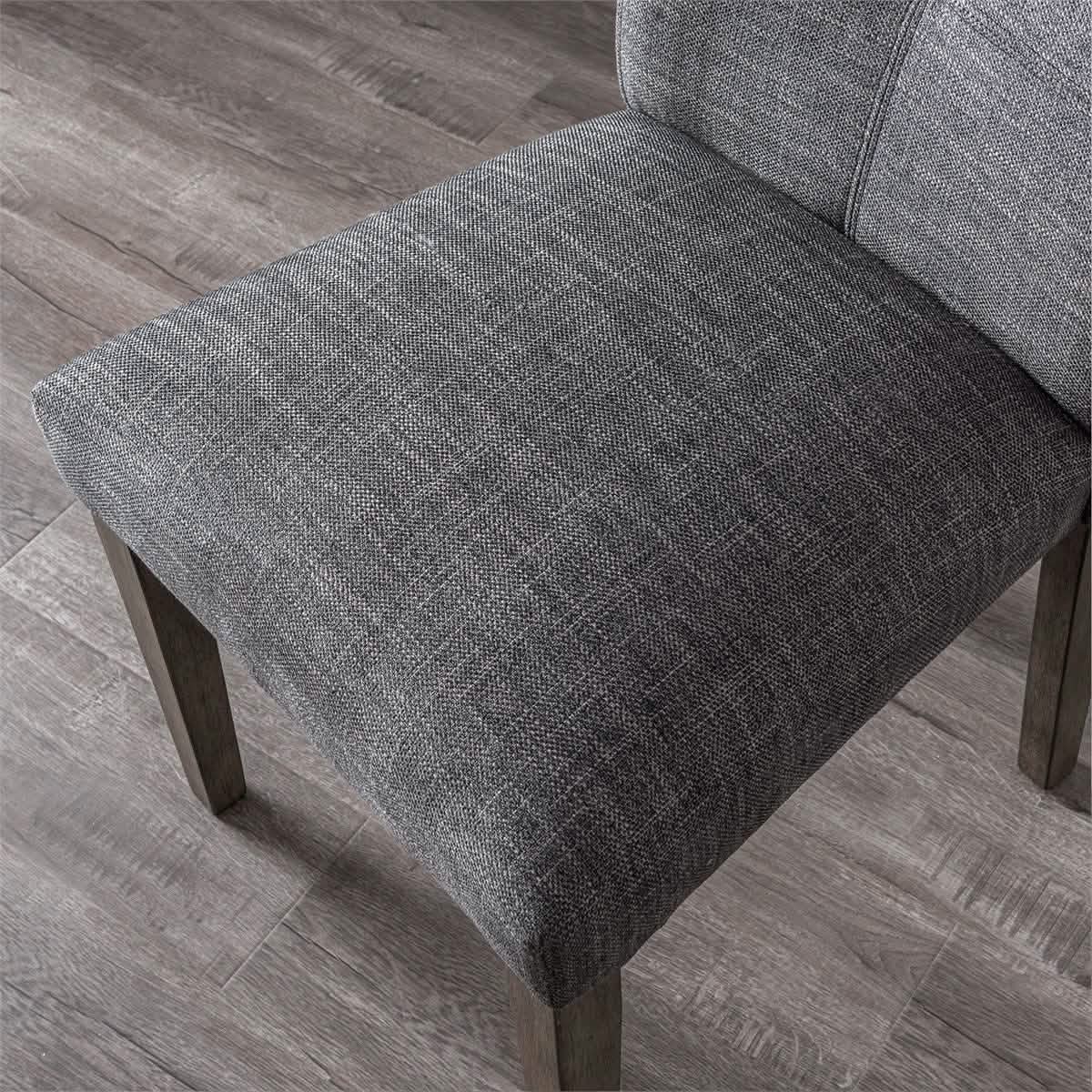 2-Pieces Set: Dining Room Chairs with Solid Wood Legs DailySale