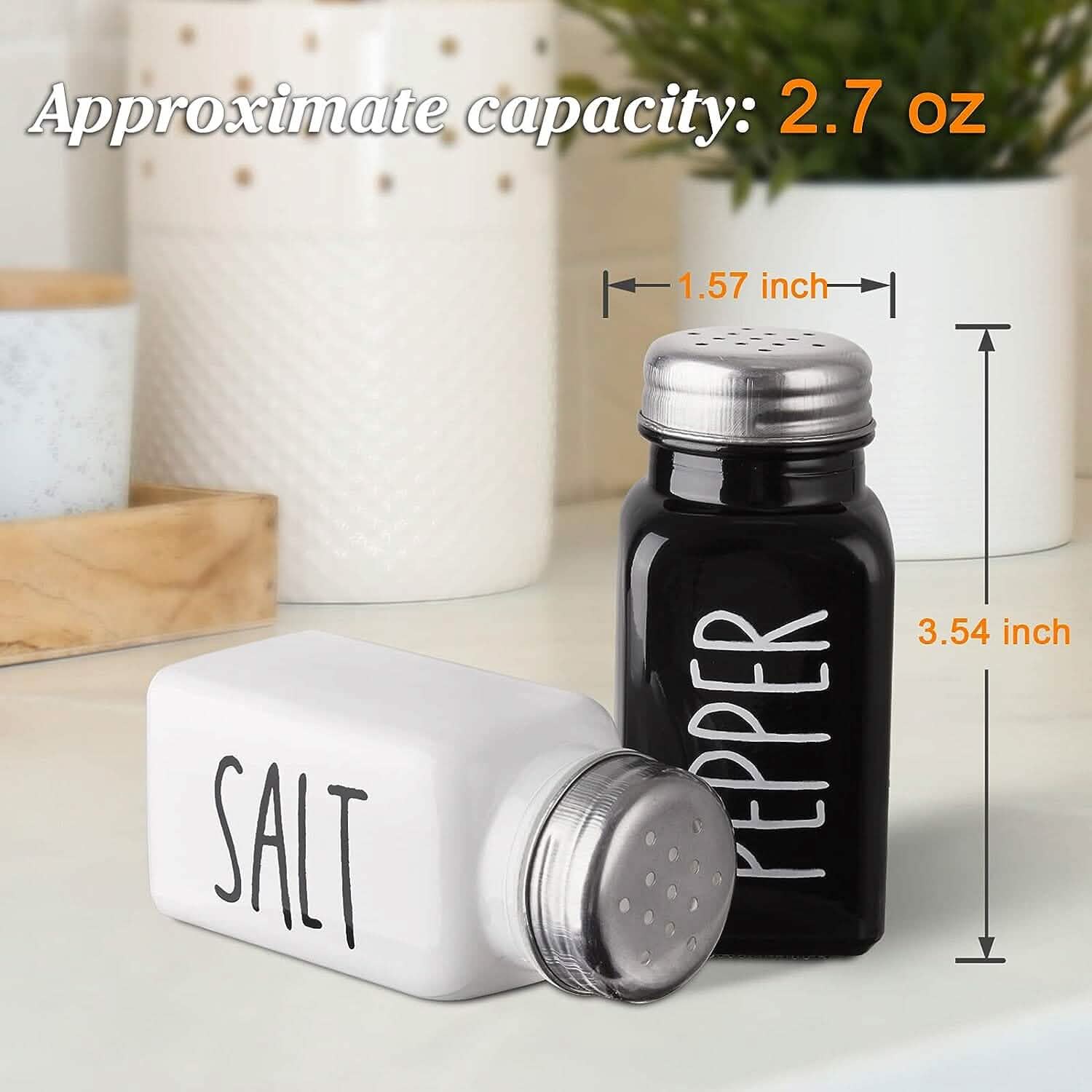 2-Pieces Set: Salt and Pepper Shakers Set DailySale