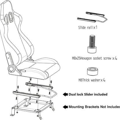 2-Pieces Set: Universal PVC Leather Bucket Seats DailySale