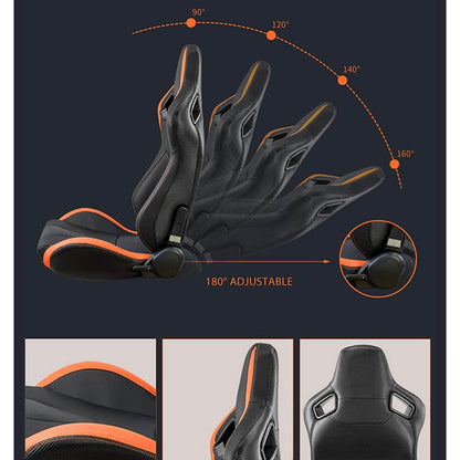 2-Pieces Set: Universal PVC Leather Bucket Seats DailySale