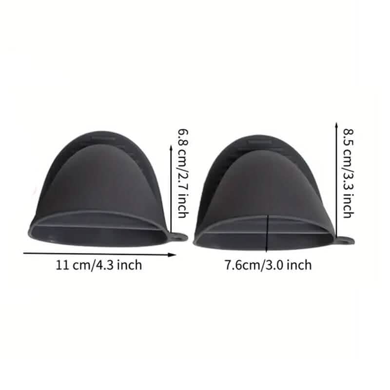 2-Pieces: Silicone Oven Mitts and Pot Holders Set DailySale