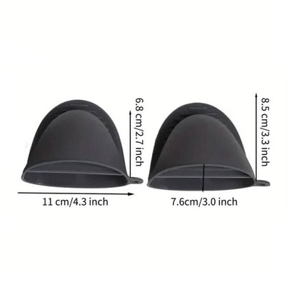 2-Pieces: Silicone Oven Mitts and Pot Holders Set DailySale