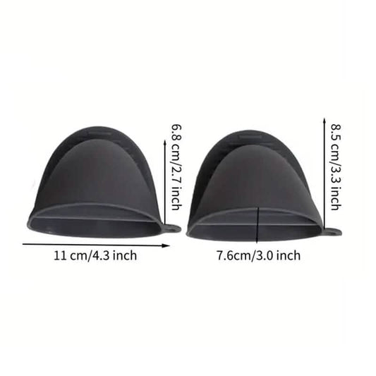 2-Pieces: Silicone Oven Mitts and Pot Holders Set DailySale