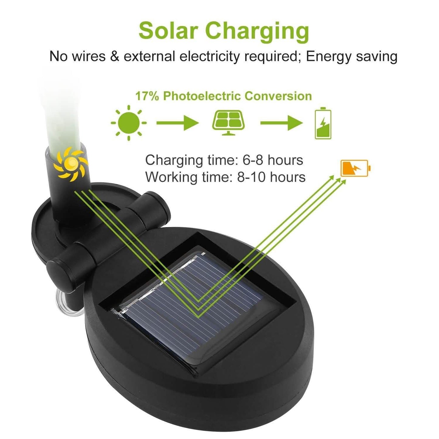 2-Pieces: Solar Garden Lights Outdoor DailySale