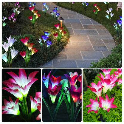 2-Pieces: Solar Garden Lights Outdoor DailySale