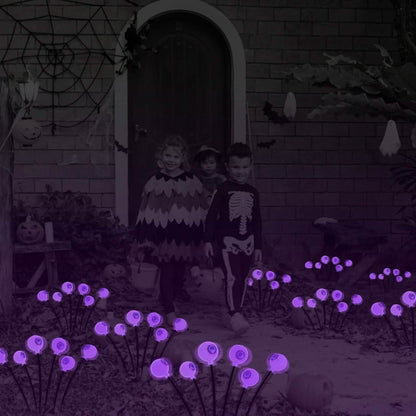 2-Pieces: Solar Scary Eyeball Lights Halloween Decoration Swaying Light DailySale