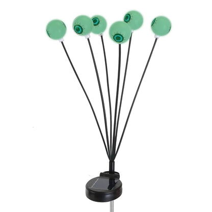 2-Pieces: Solar Scary Eyeball Lights Halloween Decoration Swaying Light DailySale