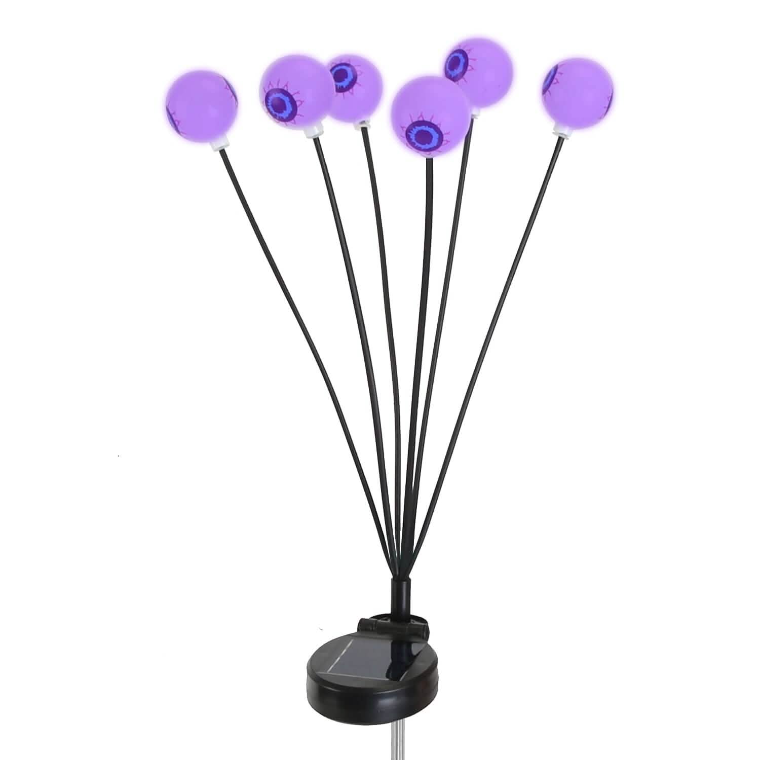2-Pieces: Solar Scary Eyeball Lights Halloween Decoration Swaying Light DailySale