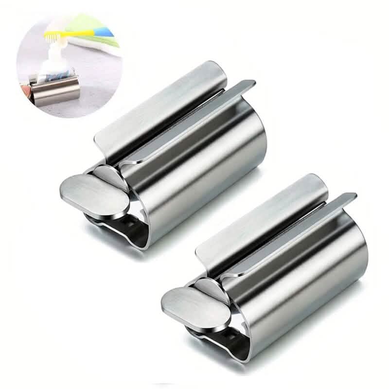 2-Pieces: Stainless Steel Toothpaste Squeezer DailySale
