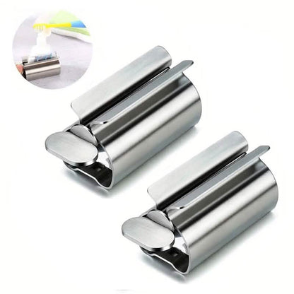 2-Pieces: Stainless Steel Toothpaste Squeezer DailySale