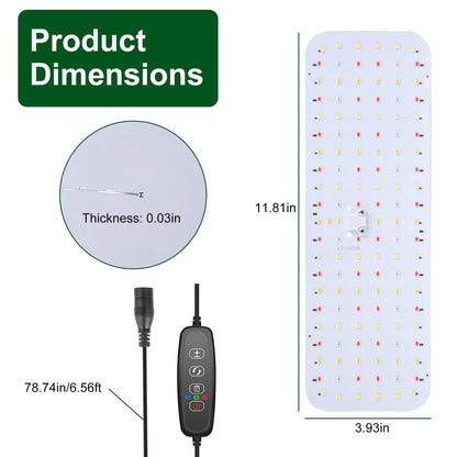 2-Pieces: Ultra-Thin LED Grow Lights for Indoor Plants with 126 LEDs DailySale