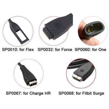 2-Pieces: USB Replacement Charging Cord Cable for Fitbit Charge HR Wristband Wireless Activity Tracker DailySale