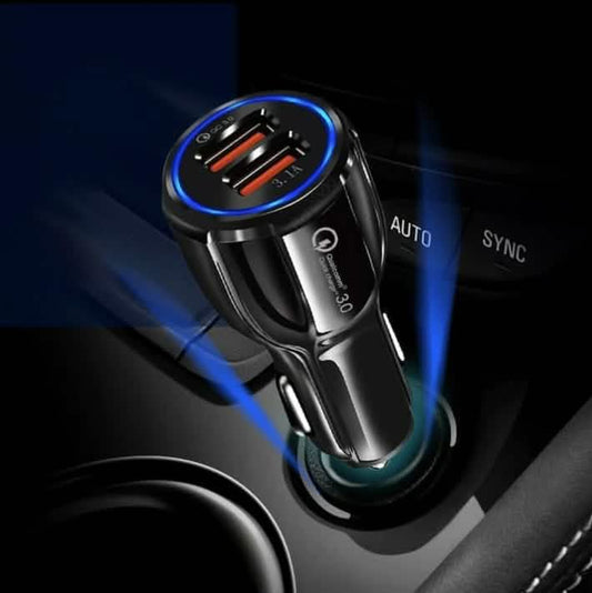 2-Port USB Fast Car Charger Adapter DailySale