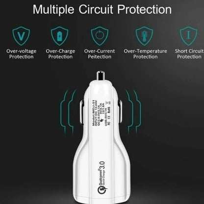 2-Port USB Fast Car Charger Adapter DailySale