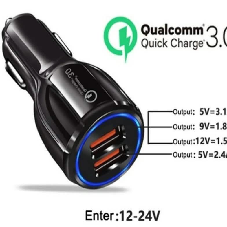 2-Port USB Fast Car Charger Adapter DailySale